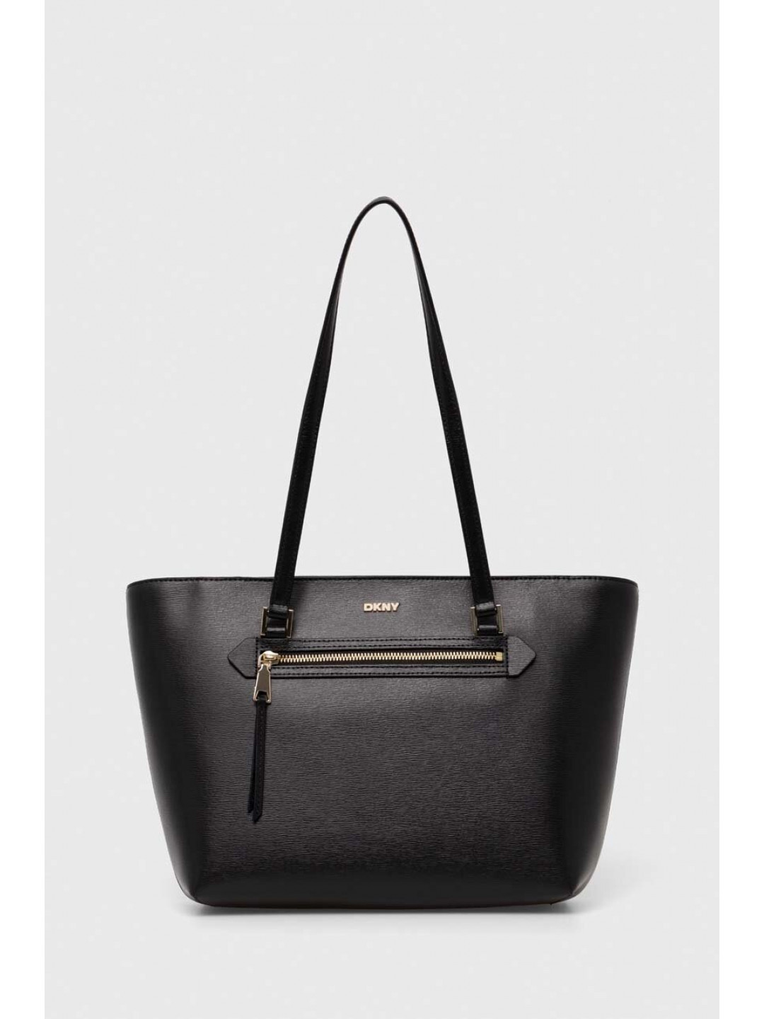 Kožená kabelka Dkny černá barva R42A3E20